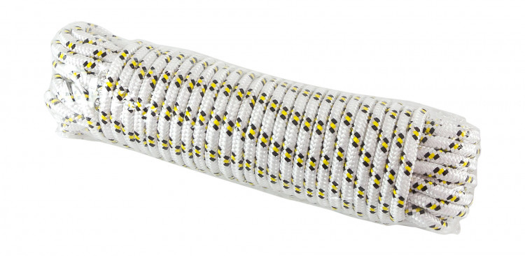 Шнур полипропиленовый плетеный d 8 мм, L 20 м, арт. SHND8L20,          ИП Смирнова 