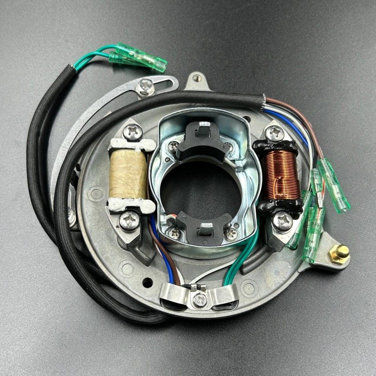Магнето в сборе Yamaha 25-30 (YUELANG)(c катушкой 12v), арт. 69P-85560-00-K,          TAIZHOU YUELANG POWER TECHNOLOGY 