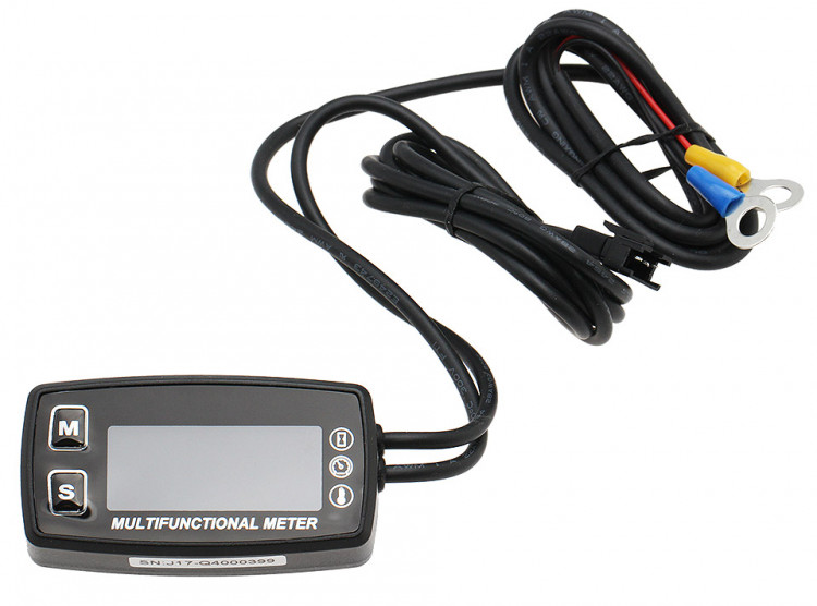 Тахометр со счетчиком моточасов и термометром с подсветкой, арт. 10261615,          Мореман 