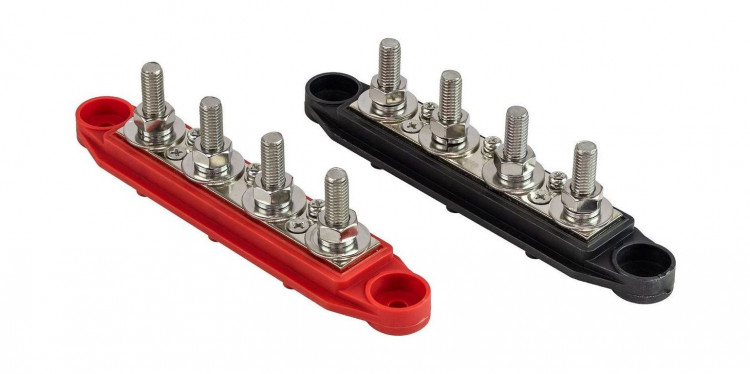 Колодка распределительная электромонтажная, 4 контакта, M8, арт. MRCB00082,          MARINE ROCKET 