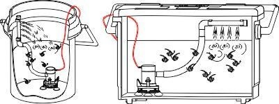 Аэратор с поливом 12 В, 350 GPH (1324,8 л/час), SeaFlo, арт. SFBP1G35010,          SeaFlo 
