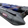 Надувная лодка ПВХ, Хантер 370 Про Спорт НДНД, синий/карбон, арт. 3702415,          Hunterboat 