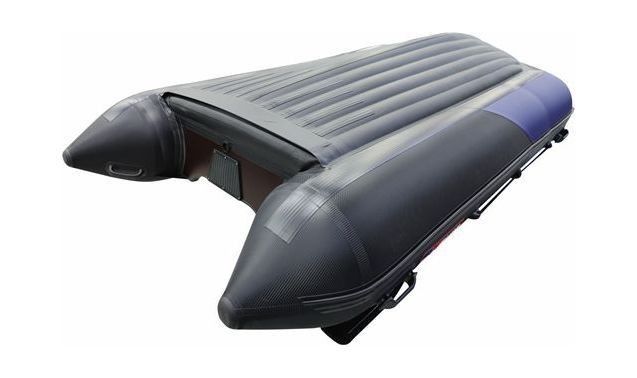 Надувная лодка ПВХ, Хантер 370 Про Спорт НДНД, синий/карбон, арт. 3702415,          Hunterboat 