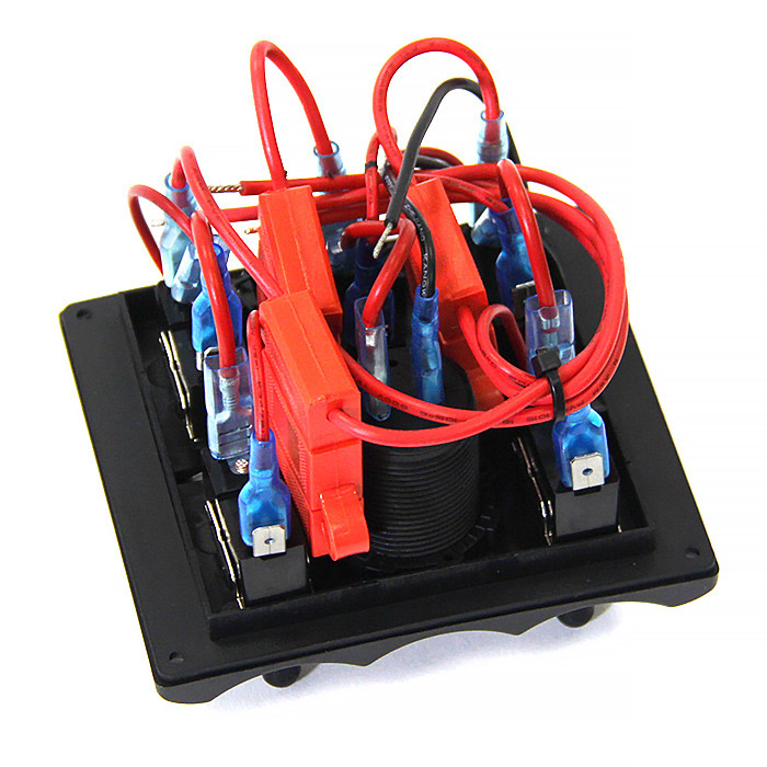 Панель переключателей 5шт с разъемом USB NEKEKE, арт. TF5J/U,          NEKEKE 