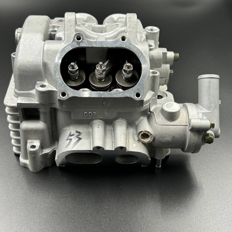 Головка блока цилиндра Yamaha Grizzly 660 (5KM-11101-01) (ZIBO), арт. 5KM-11101-01-K,          ZIBO 