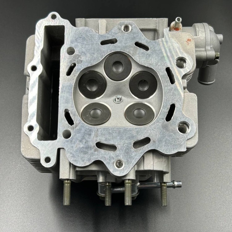 Головка блока цилиндра Yamaha Grizzly 660 (5KM-11101-01) (ZIBO), арт. 5KM-11101-01-K,          ZIBO 