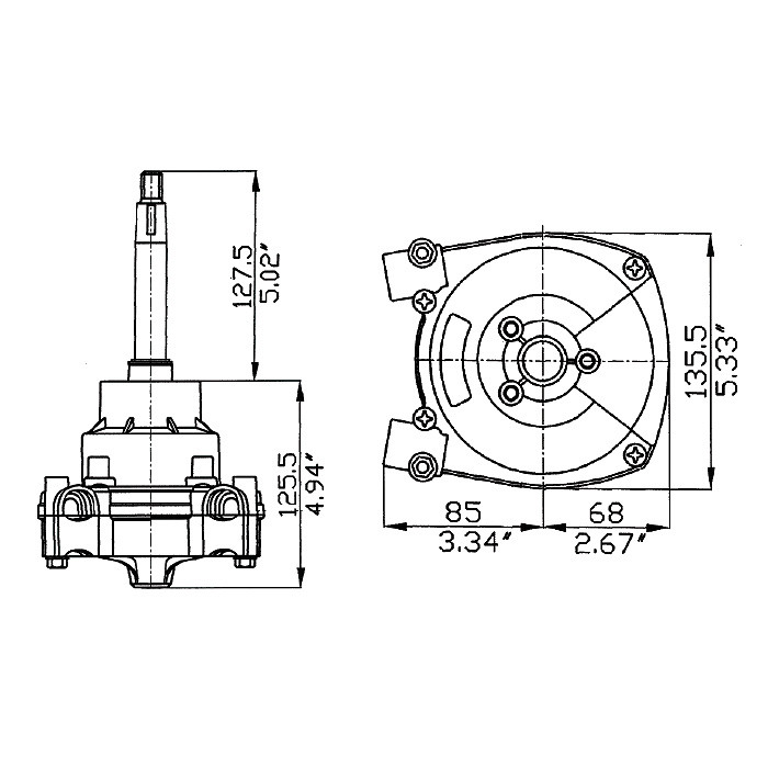 Привод рулевой T-73NRFC невозвратный, арт. T-73NRFC,          Ultraflex 