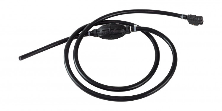 Шланг топливный d8/D13 мм с грушей и переходником Yamaha, 2 м, арт. TU2712,          CAN-SB  Шланг топливный d8/D13 мм с грушей и переходником Yamaha, 2 м, арт. TU2712,          CAN-SB