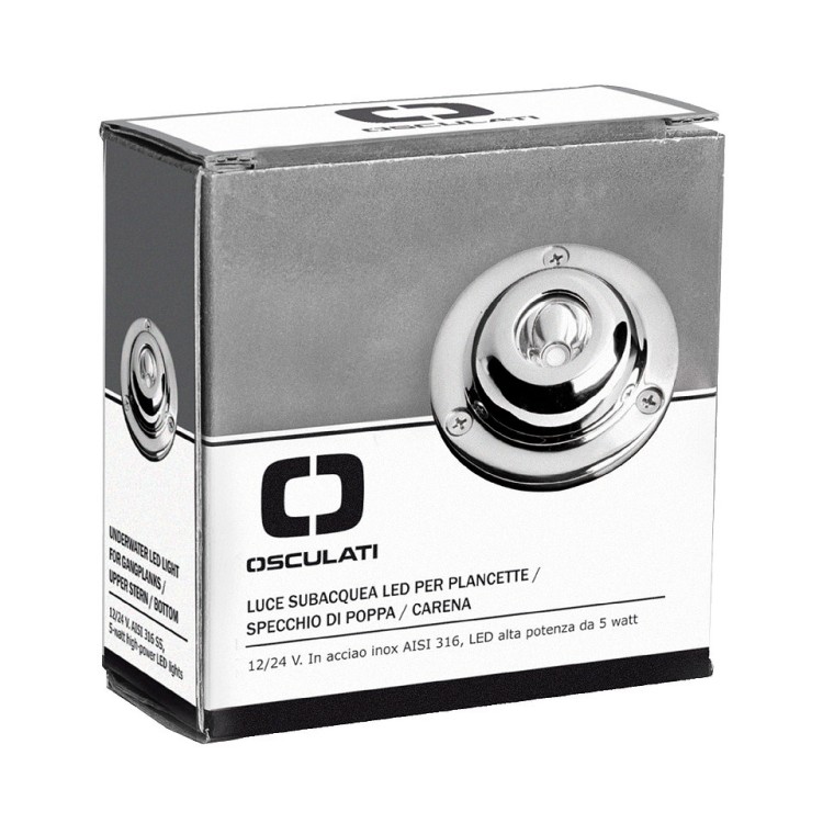 Светильник светодиодный подводный, голубой, арт. 10247417,          Osculati 