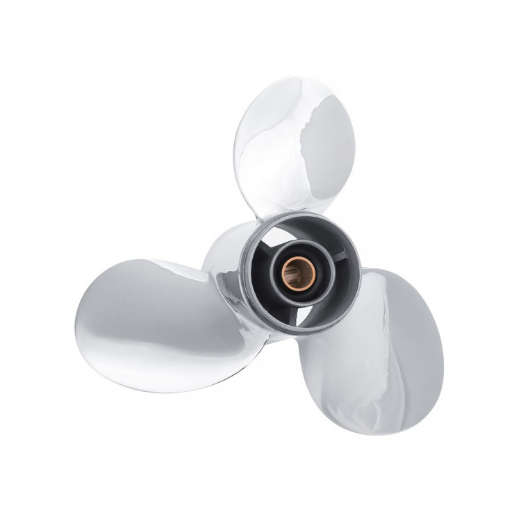 Винт гребной   для Yamaha 9.9-20HP, диаметр 9 1/4" нержавеющий, лопастей - 3, шаг 9", арт. SK63V-45945-10-EL-SS-ts,          Skipper 