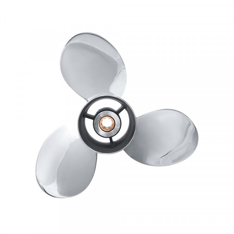 Винт гребной   для Yamaha 9.9-20HP, диаметр 9 1/4" нержавеющий, лопастей - 3, шаг 9", арт. SK63V-45945-10-EL-SS-ts,          Skipper 