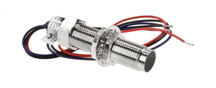 Датчик тахометра 3 провода, 80х60 мм, 0-200000 Гц, прямоугольный импульс, резьба М18х1.5, арт. TS0004MR,          MARINE ROCKET 