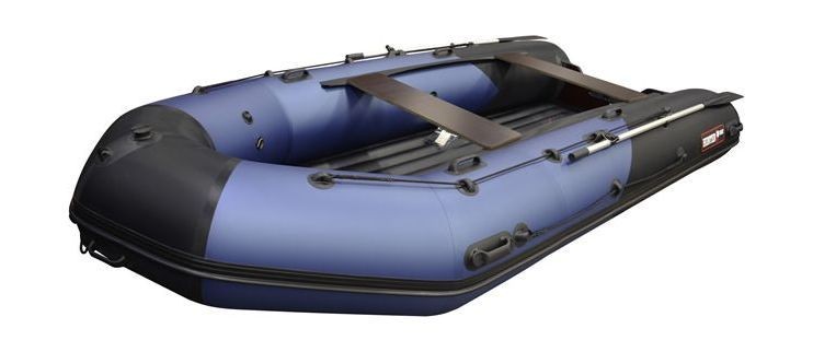 Надувная лодка ПВХ, Хантер 400 Про Спорт НДНД, синий/карбон, арт. 4002415,          Hunterboat 