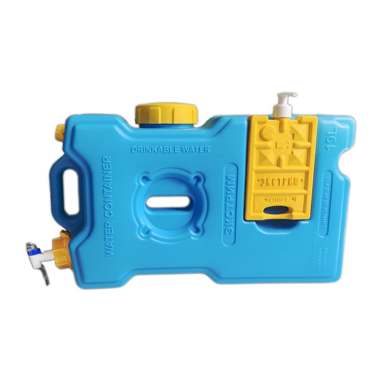Канистра для воды 19 л, голубая, арт. kontvod19,          Технохим 