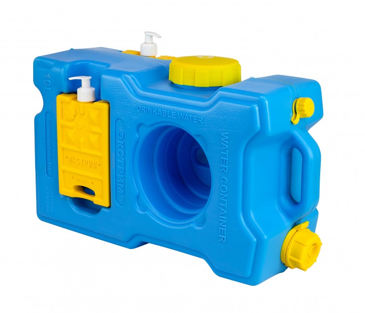 Канистра для воды 19 л, голубая, арт. kontvod19,          Технохим 