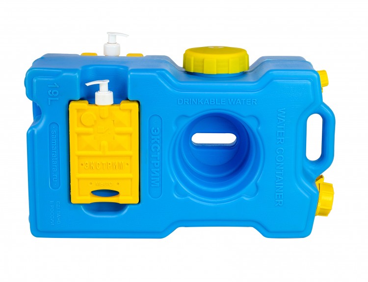 Канистра для воды 19 л, голубая, арт. kontvod19,          Технохим 