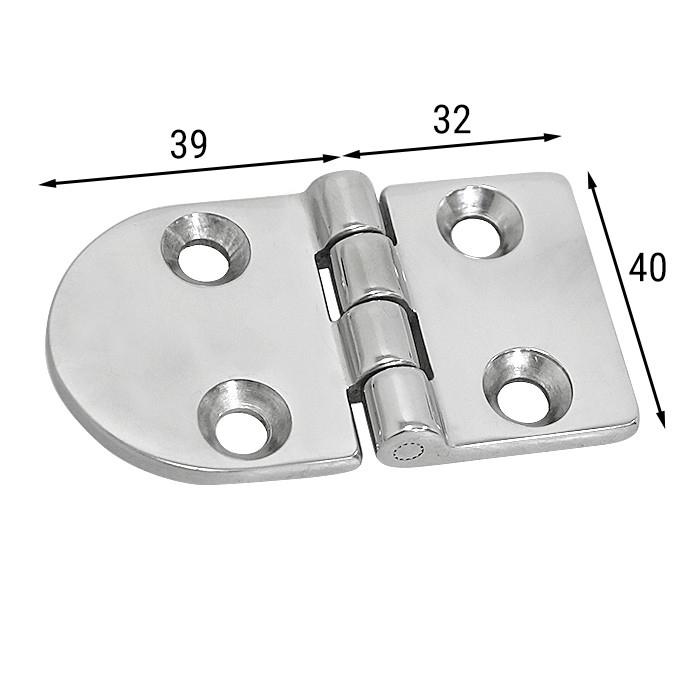 Петля неразъемная 71х40х4,5 мм, арт. 008600,          Homer 