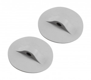 Крепление леера, D 136мм, серое, 2 шт