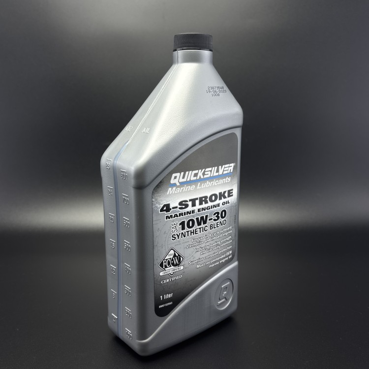 Масло для 4-х тактных двигателей полусинтетическое 10W30, 1 л OIL 4-CYCLE @6 1L (Quicksilver), арт. 8M0152563,          MERCURY  Масло для 4-х тактных двигателей полусинтетическое 10W30, 1 л OIL 4-CYCLE @6 1L (Quicksilver), арт. 8M0152563,          MERCURY
