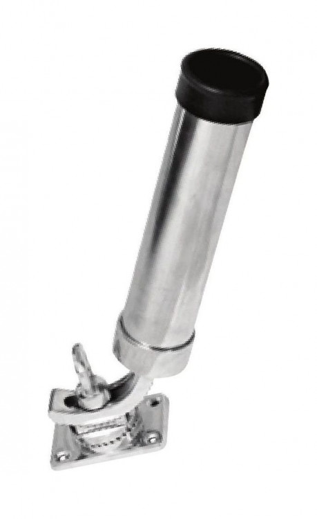 Подставка под удочку с креплением к борту, регулировка по наклону, нержавеющая, арт. MR010050,          MARINE ROCKET 