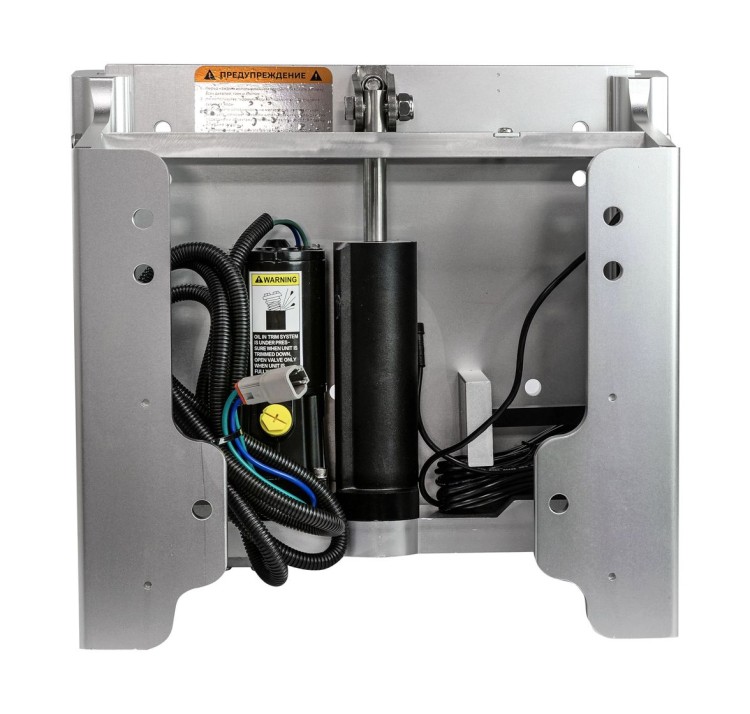 Подъёмник мотора гидравлический серебристый 50-300 л.с. с указателем, Marine Rocket, арт. 100106010W_MR,          MARINE ROCKET 