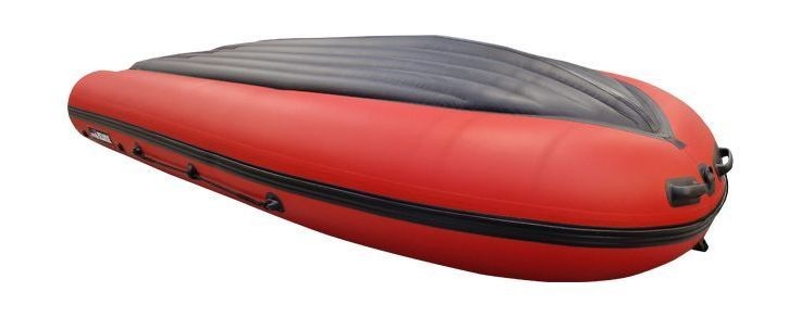 Надувная лодка ПВХ, Хантер 370 Трэвел НДНД, красный, арт. 3702512,          Hunterboat 