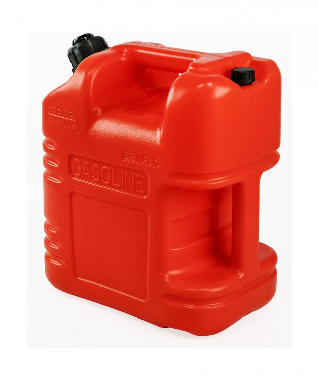 Канистра для ГСМ пластиковая, 10 л, арт. SFGT1002,          SeaFlo 