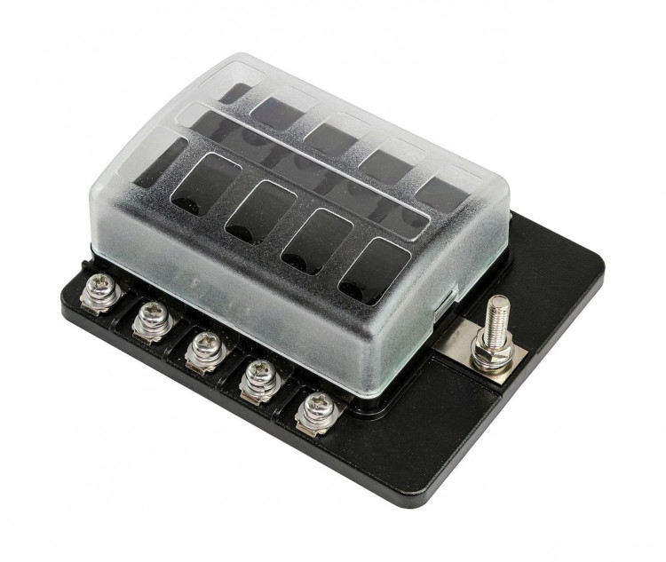 Блок на 10 предохранителей с индикацией исправности предохранителя, арт. 4620136032407,          Marine Rocket 