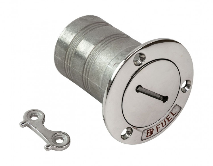 Горловина заливная для бензина 50 мм, ключ Marine Rocket, арт. S.M1428-50F,          MARINE ROCKET 