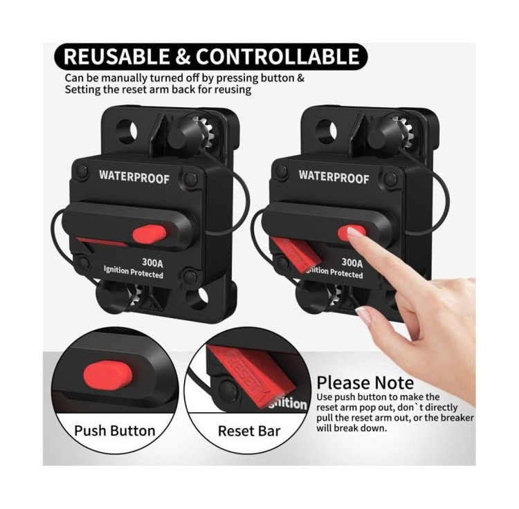 Предохранитель автоматический 50 А, арт. 4620136056915,          MARINE ROCKET 