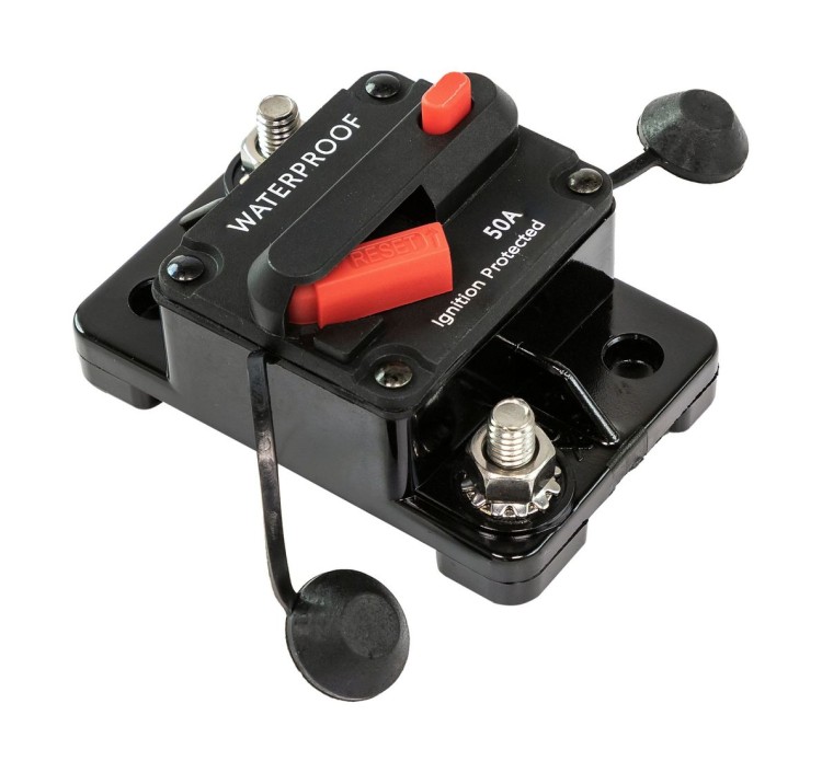 Предохранитель автоматический 50 А, арт. 4620136056915,          MARINE ROCKET 