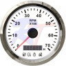 Тахометр, белый Rivertec,  RTD-85TAW-70SL, арт. RTD-85TAW-70SL,          Rivertec 