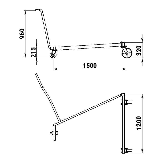 Кантователь снегохода, арт. 100101T,          Техномарин 