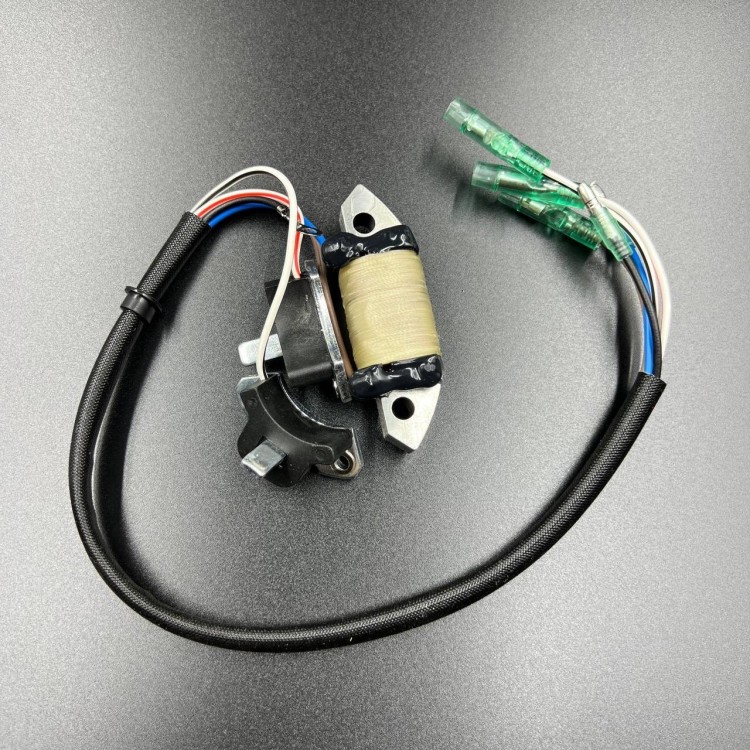 Катушка зажигания подмаховиковая Yamaha 25-30 (HSP), арт. 69P-85541-09-K,          ZHEJIANG HAISTRONTIUM 