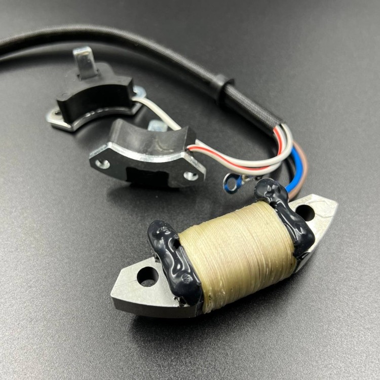 Катушка зажигания подмаховиковая Yamaha 25-30 (HSP), арт. 69P-85541-09-K,          ZHEJIANG HAISTRONTIUM 