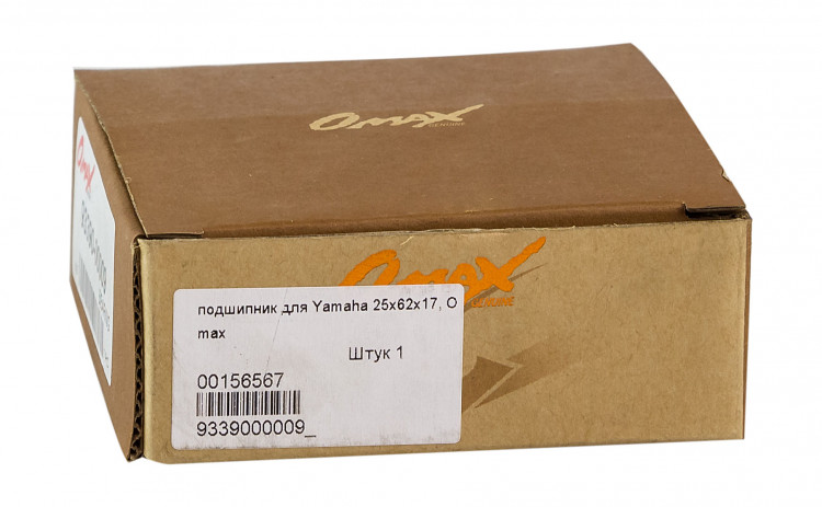 Подшипник 25x62x17, Yamaha, арт. 9339000009_OM,          OMAX 