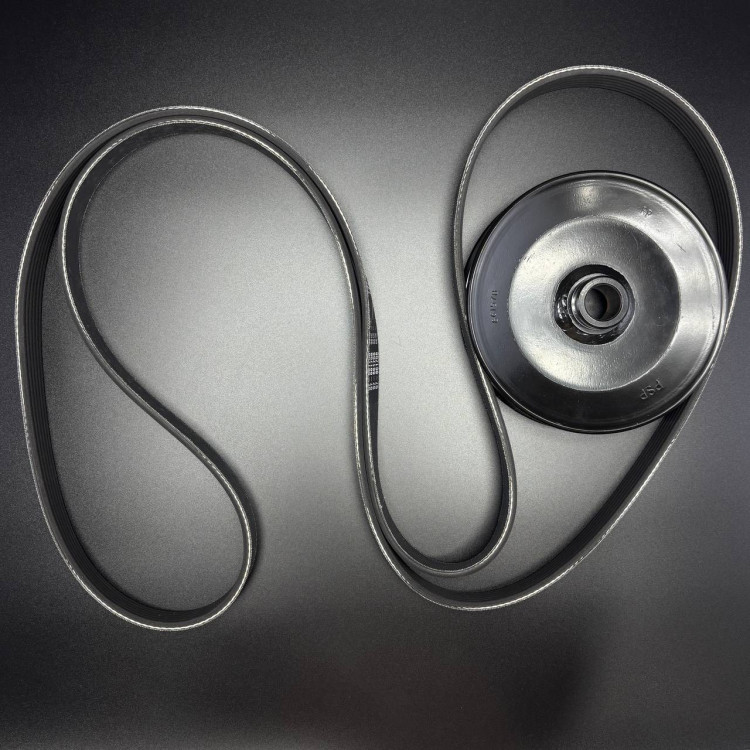 Ремень обводной (поликлиновой) со шкивом MERCRUISER 4.3/5.0/5.7L (57-861758A1) (Quicksilver), арт. 57-861758A1,          MERCURY 