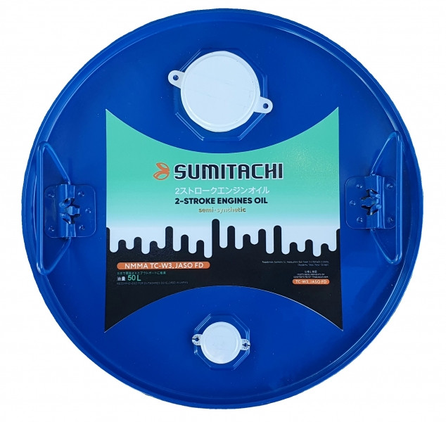 Масло моторное  2-STROKE ENGINES OIL TC-W3 50L БОЧКА, арт. ,          SUMITACHI 