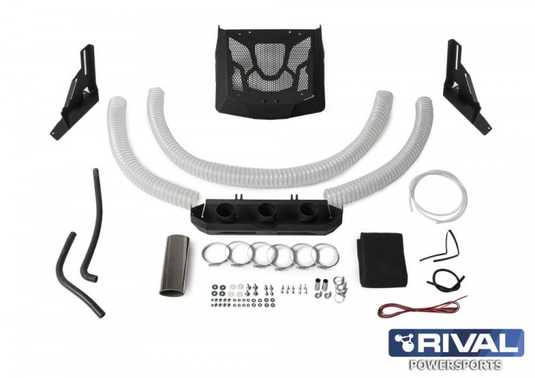 Комплект выноса радиатора и шноркелей Stels Guepard 650, 800 Trophy, Touring (2015-), арт. 444.6744.1-riv,          Rival 