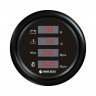 Прибор многофункциональный 4 в 1 (тахометр, вольтметр, давление, температура), черный циферблат, черный ободок, д. 110 мм, арт. MFG0002BBMR, MARINE ROCKET Прибор многофункциональный 4 в 1 (тахометр, вольтметр, давление, температура), черный циферблат, черный ободок, д. 110 мм, арт. MFG0002BBMR, MARINE ROCKET