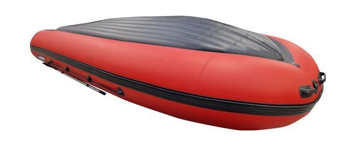 Надувная лодка ПВХ, Хантер 400 Трэвел НДНД, красный, арт. 4002512,          Hunterboat 