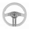 Рулевое колесо BALTIC обод белый, спицы серебряные д. 320 мм 
