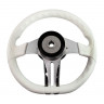 Рулевое колесо BALTIC обод белый, спицы серебряные д. 320 мм 