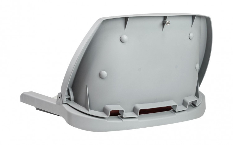 Кресло мягкое складное, обивка винил, цвет серый/красный, Marine Rocket, арт. MR10015,          MARINE ROCKET 