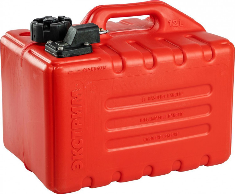 Бак топливный "Экстрим" с коннектором Yamaha, 12 л, арт. baklod12kon,          Технохим  Бак топливный "Экстрим" с коннектором Yamaha, 12 л, арт. baklod12kon,          Технохим