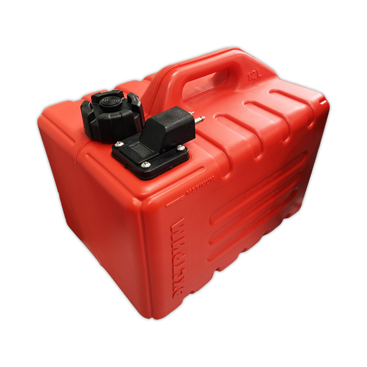 Бак топливный "Экстрим" с коннектором Yamaha, 12 л, арт. baklod12kon,          Технохим  Бак топливный "Экстрим" с коннектором Yamaha, 12 л, арт. baklod12kon,          Технохим