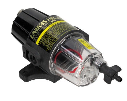 UF20K Фильтр топливный с отстойником, магнитом, с фильтрующим элементом 10мкм, UNIKAS, арт. uf-20-k,          Unikas 