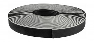 Покрытие палубное 50ммx5мм, черный, белая полоса