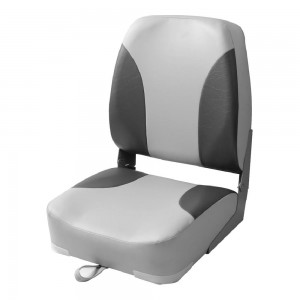 Кресло складное алюминиевое с мягкими накладками, серый/угольный, Skipper, SK75101GC-ts