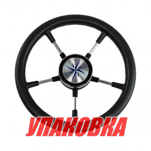 Рулевое колесо RIVA RSL blk/sil 320 мм (упаковка из 5 шт.)